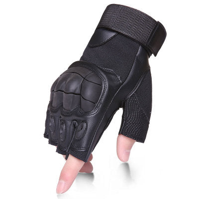 outdoor exercise tactical leather gloves
