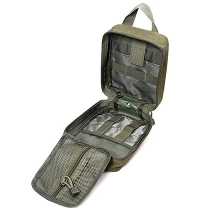 Honestptner Molle Pouch, Durable 600D Nylon Tactical Medical Pouch,Rip-Away EMT First Aid Pouch (Bag Only)