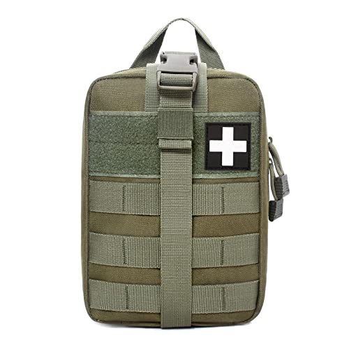 Honestptner Molle Pouch, Durable 600D Nylon Tactical Medical Pouch,Rip-Away EMT First Aid Pouch (Bag Only)