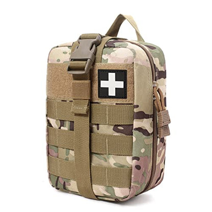 Honestptner Molle Pouch, Durable 600D Nylon Tactical Medical Pouch,Rip-Away EMT First Aid Pouch (Bag Only)