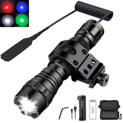 Portable Multi Functional Tactical Flashlight 501B